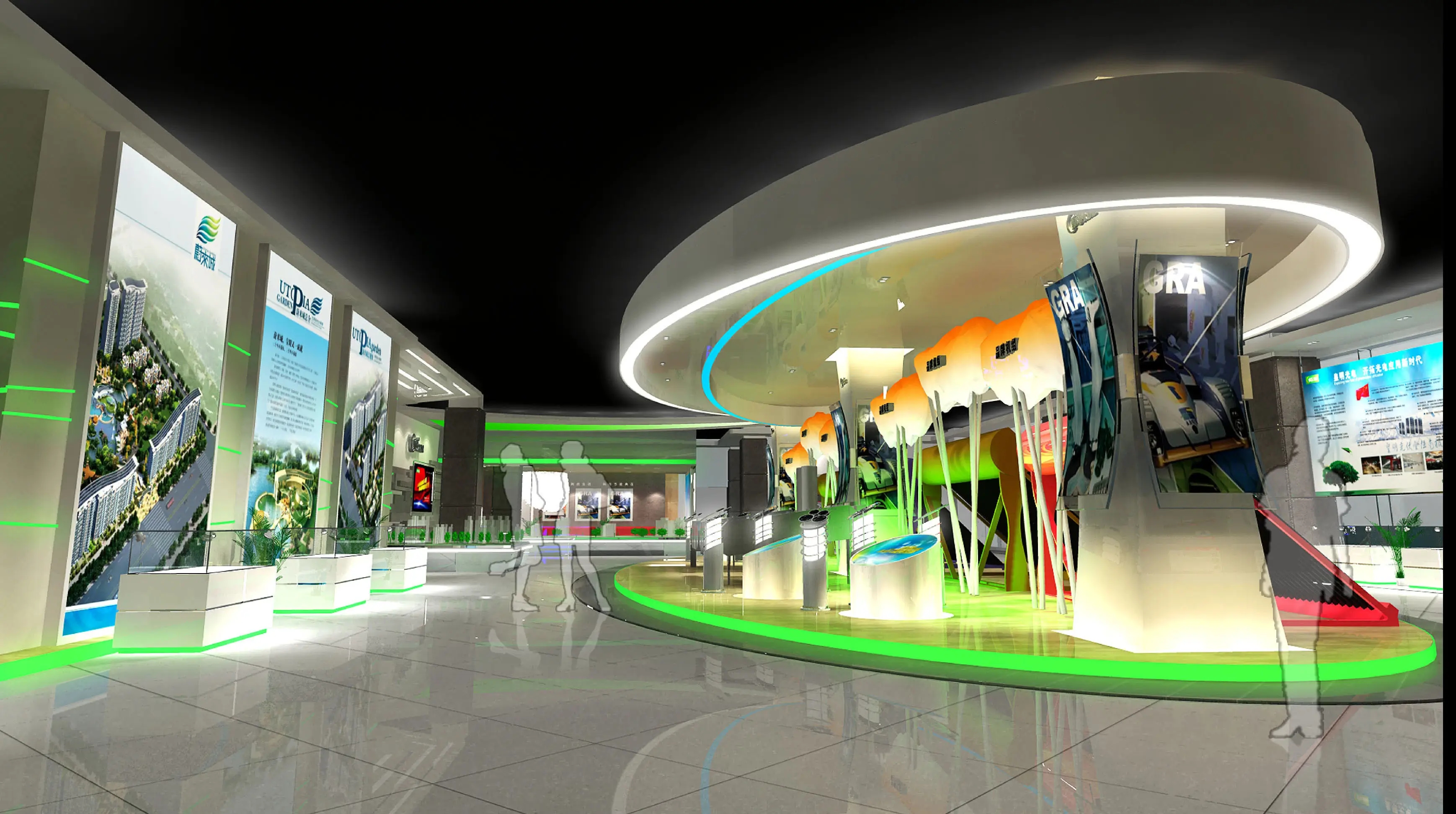 展廳設計 ， 展廳 ， 鑫時空